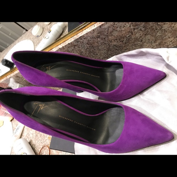 Giuseppe Zanotti violet pumps size 38 - Picture 4 of 8